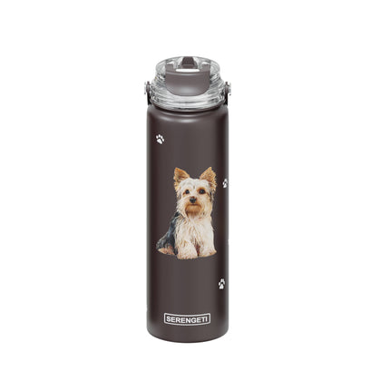 Yorkie Stainless Steel Water Bottle 24 Oz. Serengeti