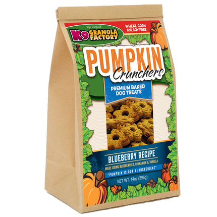 Pumpkin Crunchers, Blueberry Recipe Dog Treats, 14oz