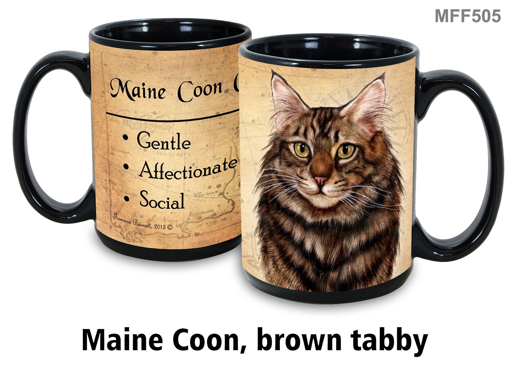 Cat Maine Coon Brown Mug Coffee Cup