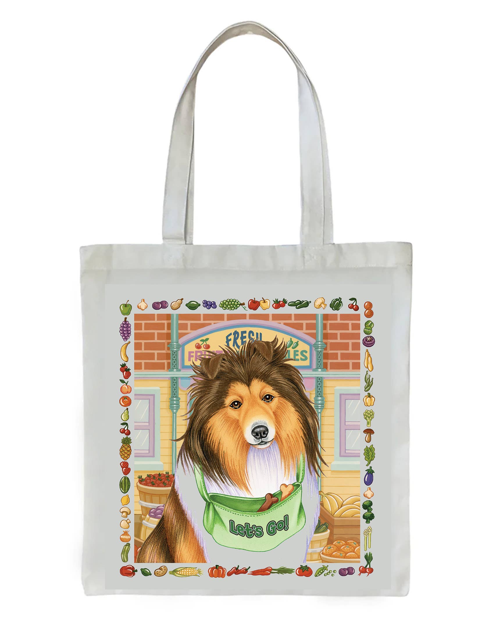 Sheltie -   Dog Breed Tote Bag