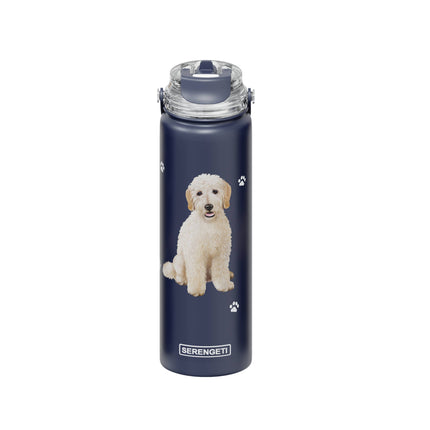 Goldendoodle Stainless Steel Water Bottle 24 Oz. Serengeti