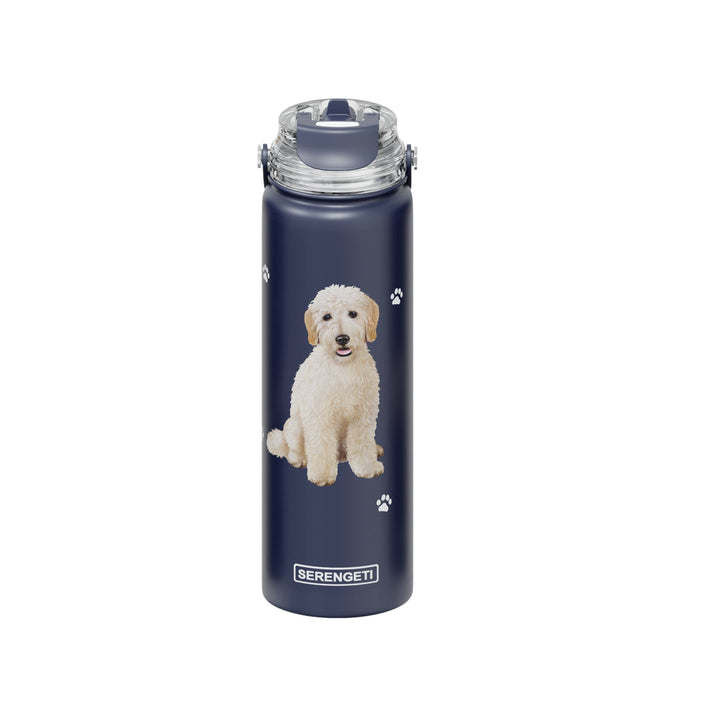 *Goldendoodle Stainless Steel Water Bottle 24 Oz. Serengeti