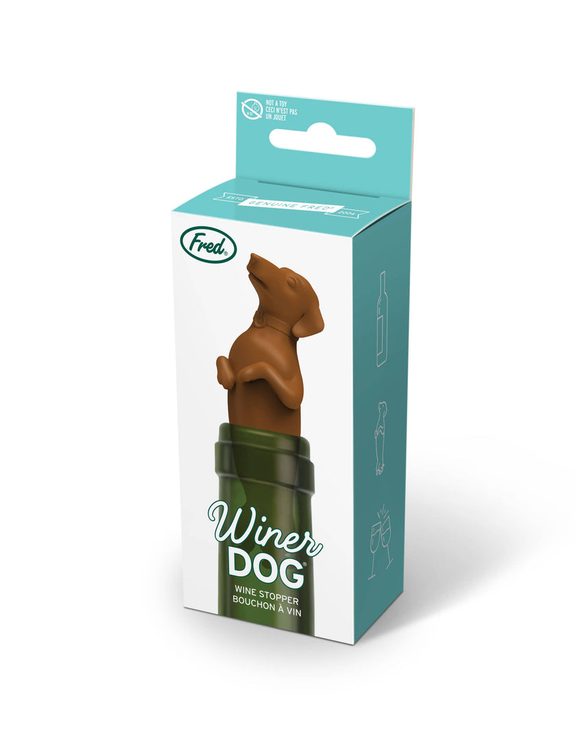 Fred- Winer Dog Bottle Stopper