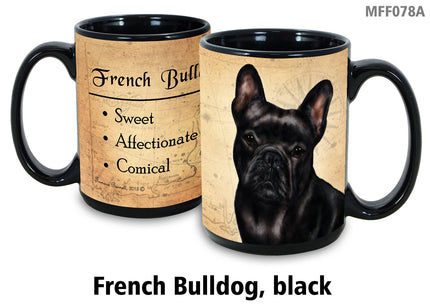 French Bulldog Black Mug Coffee Cup