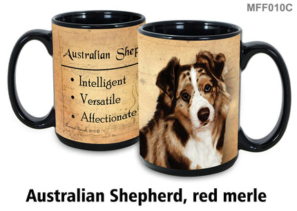 Australian Shepherd Red Merle Mug Coffee Cup