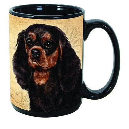 Cavalier King Charles Black/Tan Mug Coffee Cup