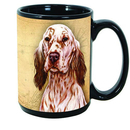 English Setter Orange Mug Coffee Cup