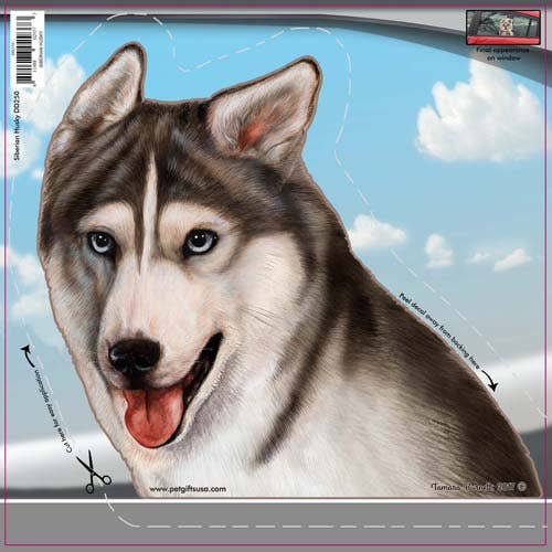 Siberian Husky - Window Decal