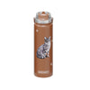 Tabby Cat Silver Stainless Steel Water Bottle 24 Oz. Serengeti