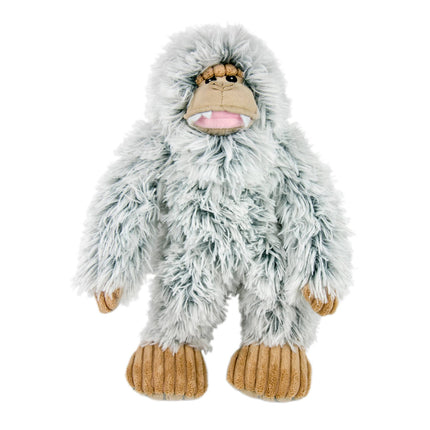 Dog Toy Yeti Grey Plush Yeti With Squeaker Toy