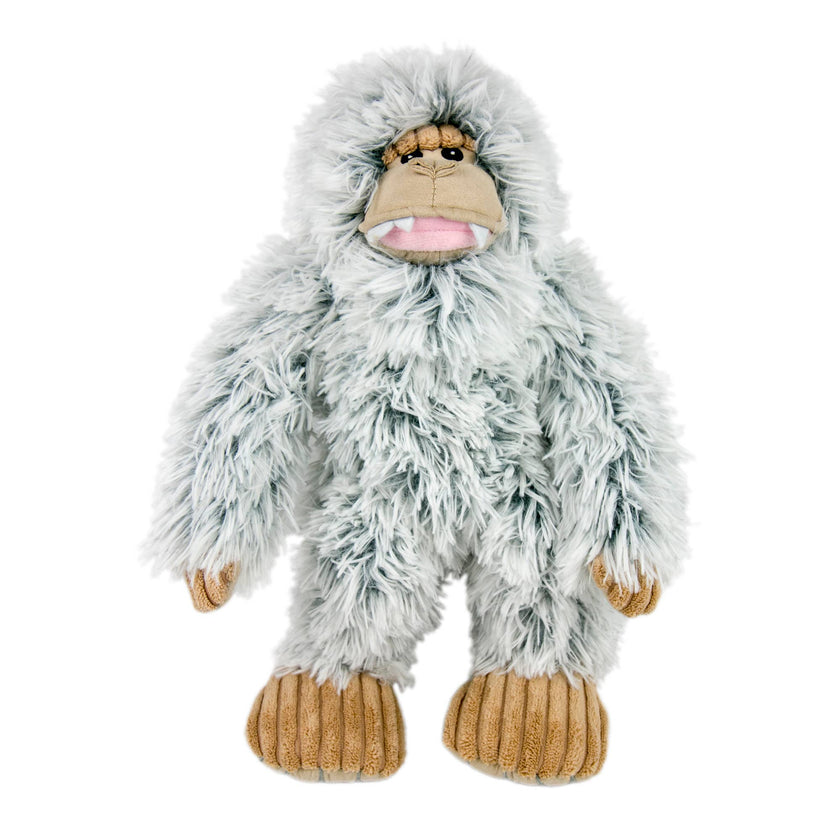 Dog Toy Yeti Grey Plush Yeti With Squeaker Toy