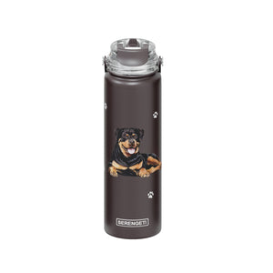 Rottweiler Stainless Steel Water Bottle 24 Oz. Serengeti