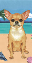 Chihuahua Bath Beach Towel