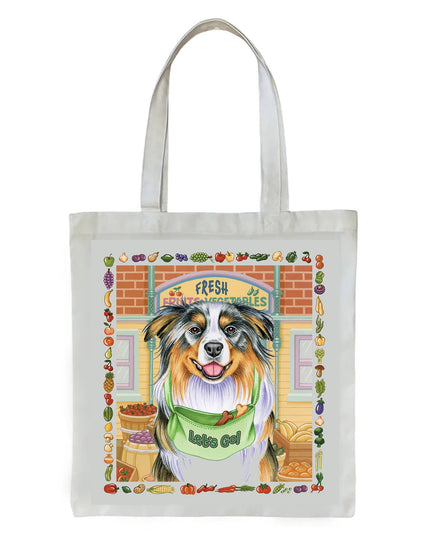 Australian Shepherd Blue Merle -   Dog Breed Tote Bag