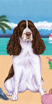 Springer Spaniel Bath Beach Towel